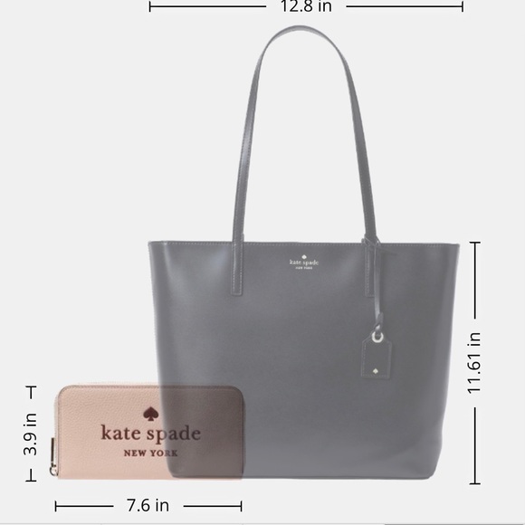 NWT Kate Spade Glitter on large continental wallet - Picture 13 of 16